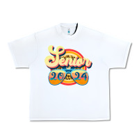 White senior 2024 Urban Heavy Tee - JahusDesignShop