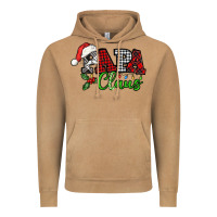 Vintage Camel Papa Claus with christmas lights and mistletoe Vintage Hoodie - NancyCooperArtShop