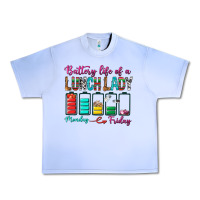 Grape Ice Battery Life Of A lunch Lady Urban Heavy Tee - BundleAndBundleShop