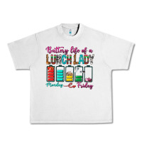 Lunar Rock Battery Life Of A lunch Lady Urban Heavy Tee - BundleAndBundleShop