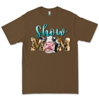 Cacao Western Show Mom Holstein Premium Tee - LillyAllenDesigns