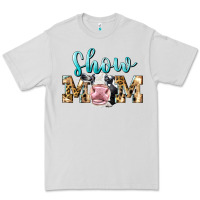 Dove Grey Western Show Mom Holstein Premium Tee - LillyAllenDesigns
