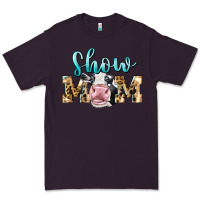 Plum Western Show Mom Holstein Premium Tee - LillyAllenDesigns