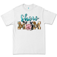 White Western Show Mom Holstein Premium Tee - LillyAllenDesigns