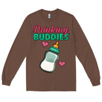Chestnut drinking buddies baby bottle Long Sleeve Tee - Jasminsmagicworld