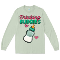 Matcha drinking buddies baby bottle Long Sleeve Tee - Jasminsmagicworld