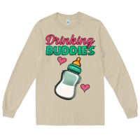 Drinking Buddies Baby Bottle Long Sleeve Tee | Teevron