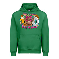 Emerald Holy Cow 100 Days Of School Urban Hoodie - CowhideDigitalArt
