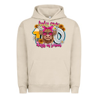 Pigment French Oak Holy Cow 100 Days Of School Urban Hoodie - CowhideDigitalArt