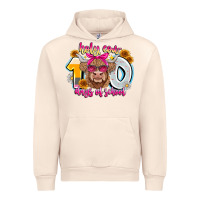 Sandshell Holy Cow 100 Days Of School Urban Hoodie - CowhideDigitalArt