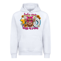 White Holy Cow 100 Days Of School Urban Hoodie - CowhideDigitalArt