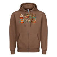Chestnut my blood type is pumpkin spice Zipper Hoodie - CowGirlArtShop