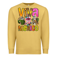 Antique Gold viva mexico mexican coffee cups Premium Sweatshirt - FaDigitalArtStudio