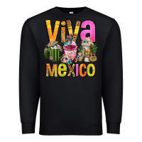 Black viva mexico mexican coffee cups Premium Sweatshirt - FaDigitalArtStudio