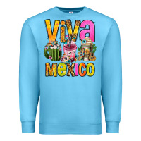 Ocean Blue viva mexico mexican coffee cups Premium Sweatshirt - FaDigitalArtStudio