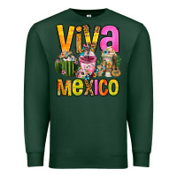 Sports Green viva mexico mexican coffee cups Premium Sweatshirt - FaDigitalArtStudio
