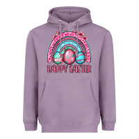 Lavender Happy Easter eggs rainbow Heavyweight Hoodie - OliviaCreatesArt
