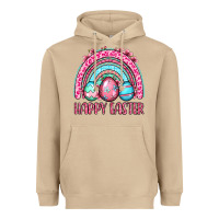 Mushroom Happy Easter eggs rainbow Heavyweight Hoodie - OliviaCreatesArt