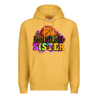 Mustard basketball sister Premium Hoodie - OliviaCreatesArt