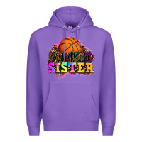 Purple basketball sister Premium Hoodie - OliviaCreatesArt