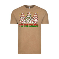 Vintage Coffee tis' the season with christmas cakes  bbs Vintage Tee - BundleAndBundleShop