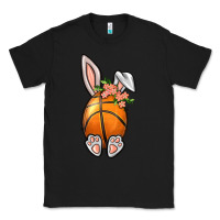 Black Basketball Easter Bunny Classic Tee - BundleAndBundleShop