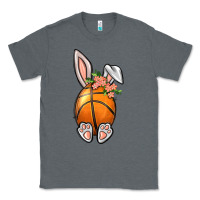 Charcoal Heather Basketball Easter Bunny Classic Tee - BundleAndBundleShop