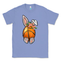 Colony Blue Basketball Easter Bunny Classic Tee - BundleAndBundleShop