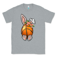 Heather Grey Basketball Easter Bunny Classic Tee - BundleAndBundleShop