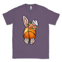 Lavender Basketball Easter Bunny Classic Tee - BundleAndBundleShop