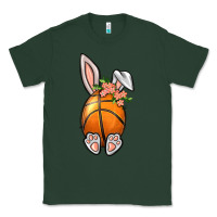 Sports Green Basketball Easter Bunny Classic Tee - BundleAndBundleShop