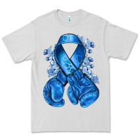 Dove Grey blueribbon with boxing gloves Premium Tee - NancyCooperArtShop