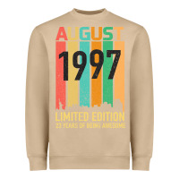Mushroom August 1997 23 Years Old 23rd Birthday Heavyweight Sweatshirt - Bettercallsaul