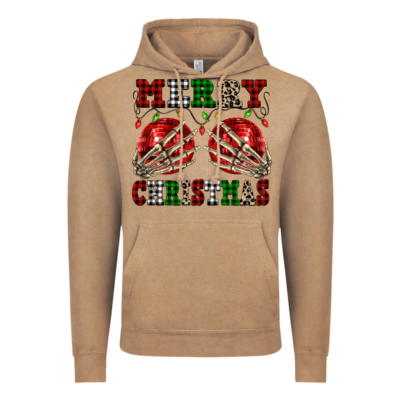 Merry Christmas Skeleton Hands Boobs Vintage Hoodie by NancyCooperArtShop | Teevron