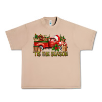 Burro Tis' The Season Christmas Truck Urban Heavy Tee - BundleAndBundleShop