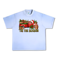 Grape Ice Tis' The Season Christmas Truck Urban Heavy Tee - BundleAndBundleShop