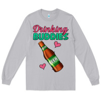 Moon Dust drinking buddies beer bottle Long Sleeve Tee - Jasminsmagicworld