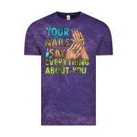 Cloud Purple your nails say everything about you bbs Vintage Tee - BundleAndBundleShop