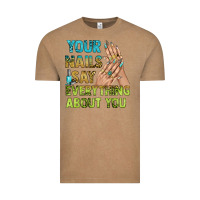Vintage Coffee your nails say everything about you bbs Vintage Tee - BundleAndBundleShop