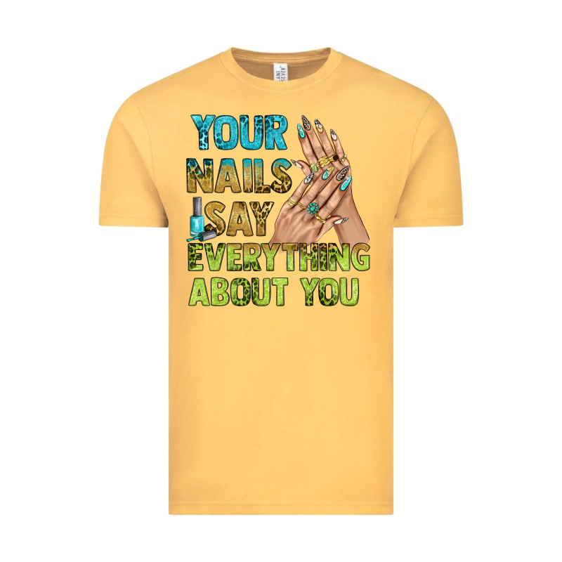 Your Nails Say Everything About You Bbs Vintage Tee by BundleAndBundleShop | Teevron