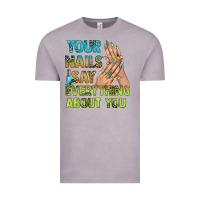 Vintage Zinc your nails say everything about you bbs Vintage Tee - BundleAndBundleShop