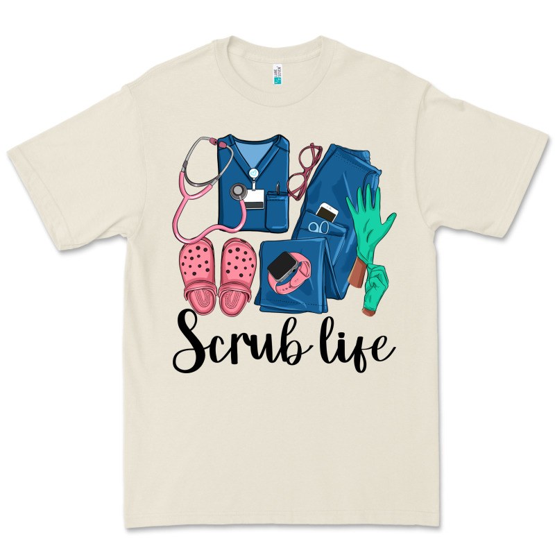 Scrub Life Nurse Premium Tee by LillyAllenDesigns | Teevron