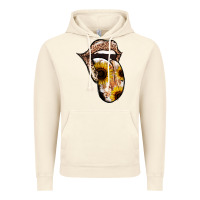 Vintage Artic Leopard Sunflower Tongue Vintage Hoodie - Jasminsmagicworld