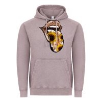Vintage Zinc Leopard Sunflower Tongue Vintage Hoodie - Jasminsmagicworld