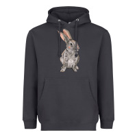 Smoke Easter bunny Heavyweight Hoodie - OliviaCreatesArt