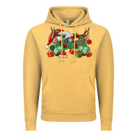 Vintage Mustard Christmas Game Controller Vintage Hoodie - MaliasSmallBusiness
