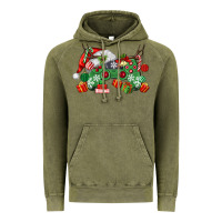 Vintage Olive Christmas Game Controller Vintage Hoodie - MaliasSmallBusiness