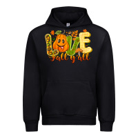 Black Love Fall Y'all Urban Hoodie - CowhideDigitalArt