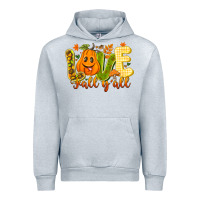 Heather Grey Love Fall Y'all Urban Hoodie - CowhideDigitalArt