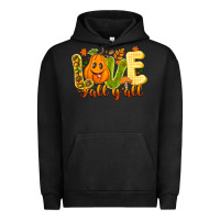 Pigment Black Love Fall Y'all Urban Hoodie - CowhideDigitalArt